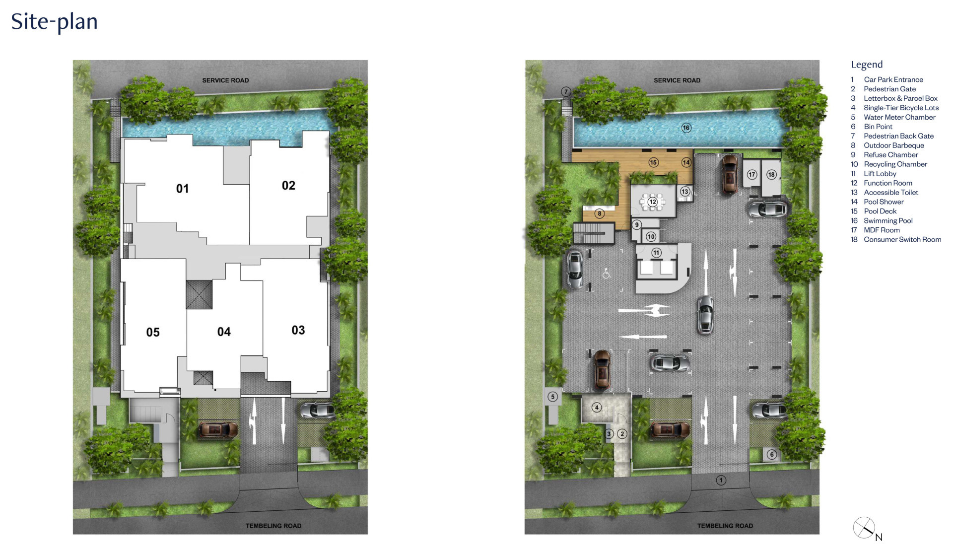 Parq Bella siteplan